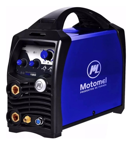 Soldadora Tig Inverter Motomel 180 Dual Rampa De Descenso Color Azul Oscuro