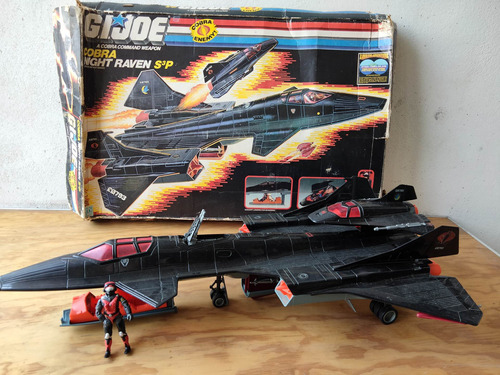 Gi Joe Avión Cobra Raven Hasbro Caja 