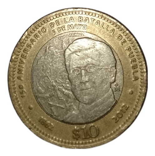 Moneda 150 Aniversario De La Batalla De Puebla