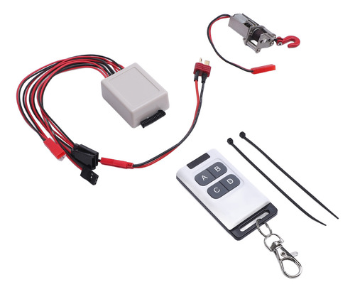 Kit De Controlador Rc Metal Winch Con Conector Remoto Jst He