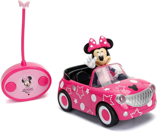 Vehículos A Control Remoto Minnie Mouse Rosa Con Estrellas