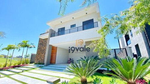 Casa Luxuosa À Venda Condomínio Alphaville 4 Dormitórios, Automatizada, Piscina No Alphaville Sjcampos-sp - Ca1111