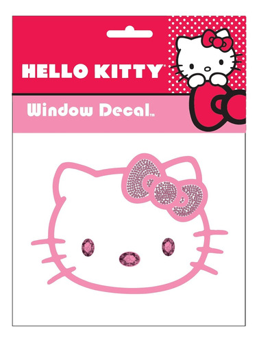 Chroma 001122 Calcomanía De Hello Kitty, Color Rosa, 4 X 5