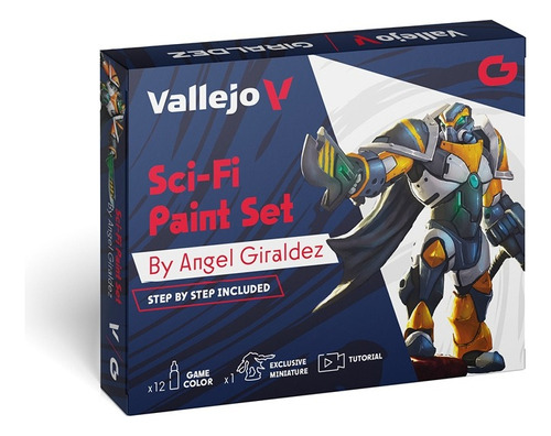 Vallejo Sci-fi Paint Set 12x17ml 72.313