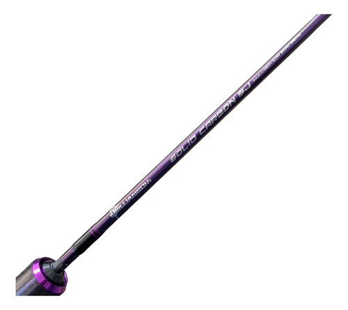 Caña Williamson Solid Carbon Sp Morada 6.3 Pies Jigging Color Violeta Oscuro