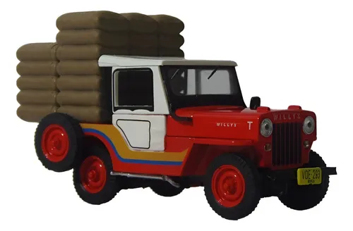 Jeep Willys Cj-3b Cafetero Colombia Escala 1:43 Ixo