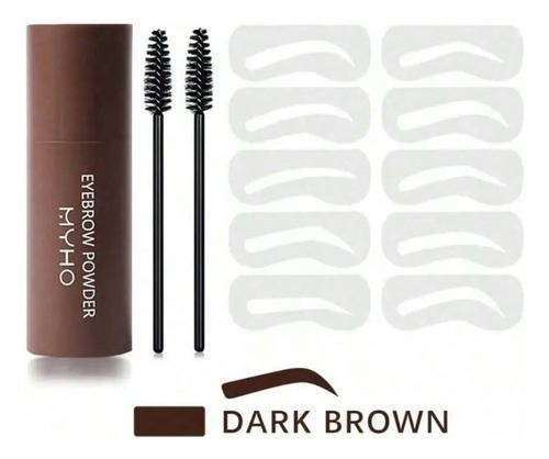 6pza Kit D/sellos D/cejas,larga Duracion Polvos 1 Solo Paso