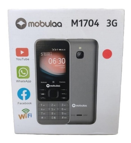 Celular Mobulaa M1704 32mb 3gb Redes Sociales