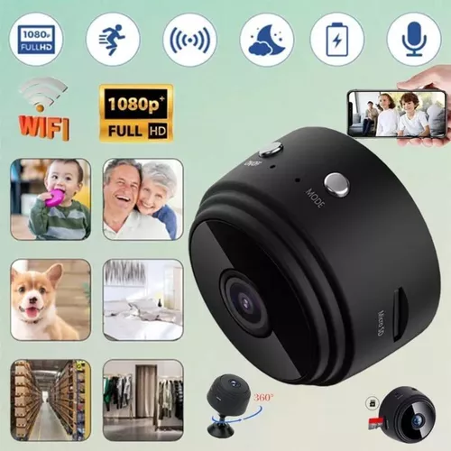 Mini Camara De Seguridad Espía Wifi A9 Hd / Sd