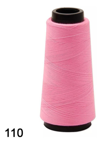 Linha Para Costura Reta Kron 120-1500mts Máquina De Costura Cor 110- Rosa Chiclete