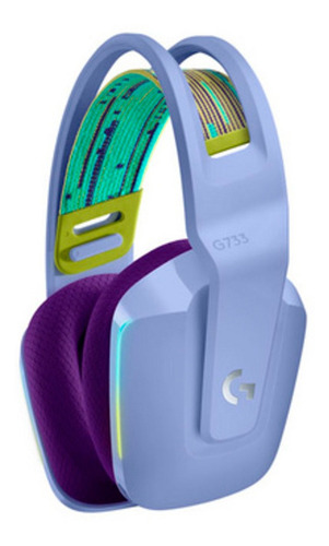 Imagen 3 de 4 de Audifono Gamer C/microf Logitech G733 Lightspeed Lila