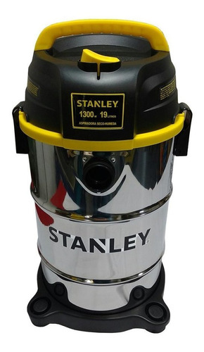 Imagen 1 de 2 de Aspiradora Stanley SL18138 19L  plateada, negra y amarilla 220V