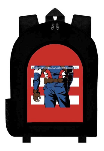 Mochila Capitan America Adulto / Escolar / Unisex D2