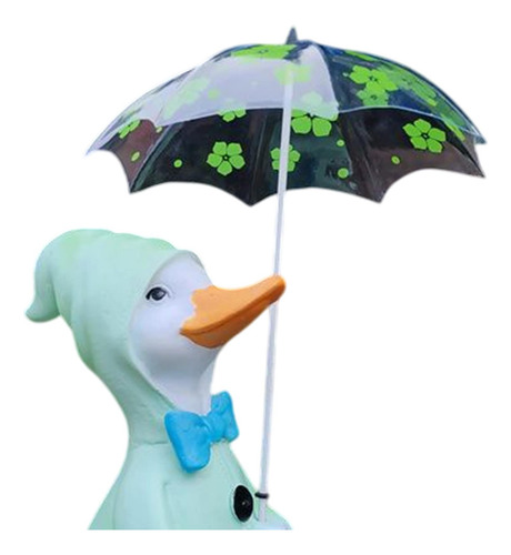 Figura En Miniatura Garden Duck Statue Crafts Diy 1