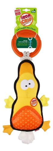 Gigwi® Iron Pato Tirador Con Cuerda Y Mango De Goma Perros