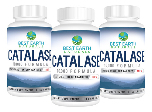 Best Earth Naturals Suplemento Catalase 10,000 Con Saw Palme