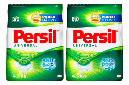 2 Pack Persil Detergente En Polvo Ropa Universal 4.5 Kg