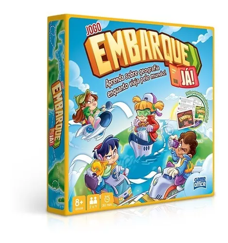 Brinquedo Jogo Infantil Embarque Já - Curiosidades Do Mundo