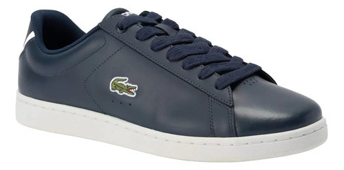 Zapatillas Lacoste Urbana Hombre Color Azul Marino Cuero