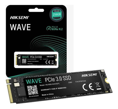 Disco Ssd Solido Hiksemi Nvme M.2 M2 2280 256g Pcie 3.0 Wave