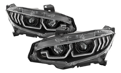 Par Faros Led Honda Civic Sedan 2016 2017 2018 2019 2020 21