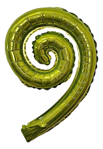 Globo Espiral Verde Limon