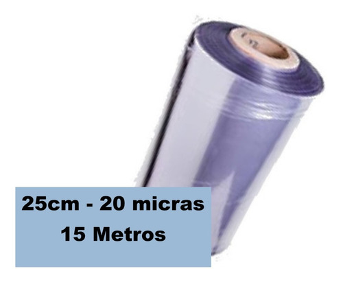 Filme Plastico Termoencolhivel Folha Dupla 25cm X 15mt 28,00