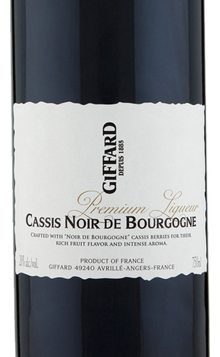 Licor Giffard Cassis Noir De Bourgogne 700 Ml