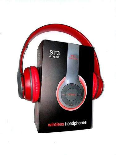 Audifonos Bluetooth St3 Wireless Con Radio Fm Y Micro Sd | Cuotas sin  interés