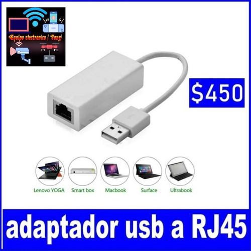 Adaptador Usb A Rj45