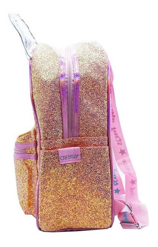 Imagen 2 de 4 de Mochila Cresko Fashion Con Glitter 15'' Ck049