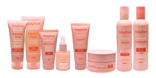 Imagem 7 de 7 de Esfoliante Facial Argila Rosa Pele Mista Ruby Rose Hb405 75g