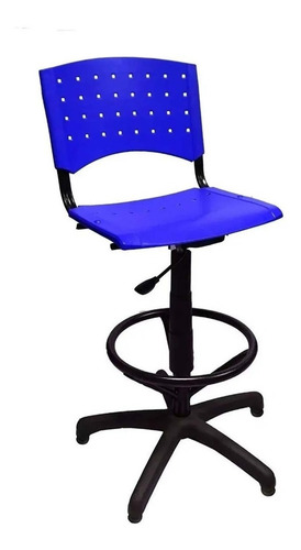Imagen 1 de 6 de Silla Cajera Indar Pvc Reforzada Neumatica Giratoria