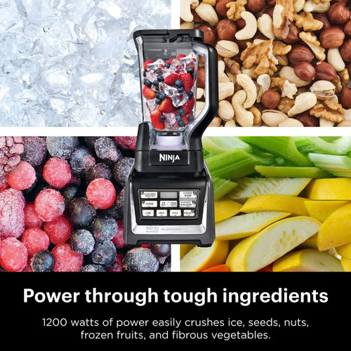 Licuadora Ninja Bl642 Nutri Ninja 1200 W Con Jarra Y Tazas D
