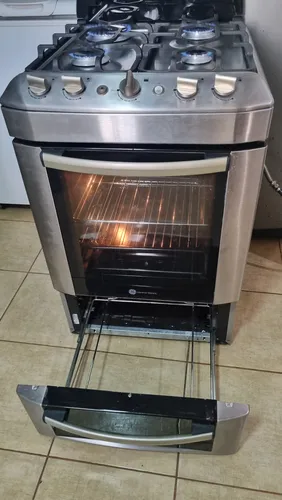 Cocina General Electric Como Nueva Acero Teon Luz Enc Gas (Usado)