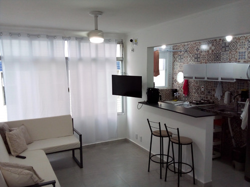 Apt Guarujá Pé Na Areia Enseada Pitangueiras (porteira Fechada)