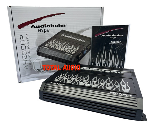 Amplificador Clase Ab Audiobahn Hype 350w 2 Canales Ah2350p