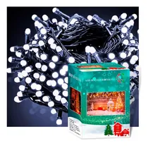 Comprar Luces Led Luces De Navidad Serie Navideña V8 Color Blanco Frío 300 Focos 15 Metros 8 Modos De Iluminación Adorno Para Árbol De Navidad