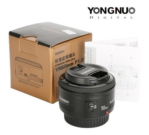 Lente Yougnuo Yn 50mm F/ 1.8 C Para Câmeras Canon