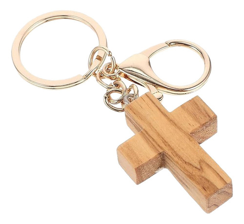 3 Llavero Con Cruz De Madera, Artesanías Y Manualidades,