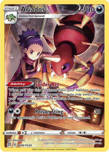 Ariados Pokémon Tcg Carta Original 