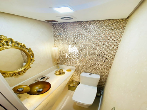 Imagem 9 de 21 de Apartamento Todo Mobiliado 116m² 2 Suites Ar Condicionado Varanda Gourmet 2 Vagas