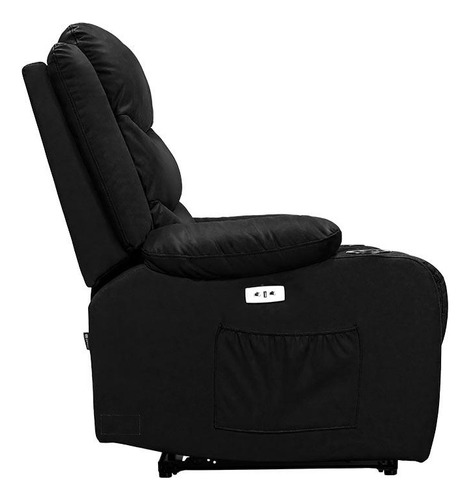 Poltrona Eletrica Zinnia Francis, Preto, Znc-frnc-pt01