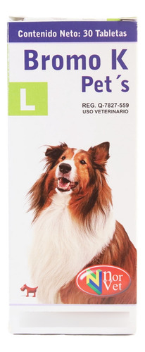 Bromo K Pets L, Tipo Epi-lepxis. 30 Tabletas