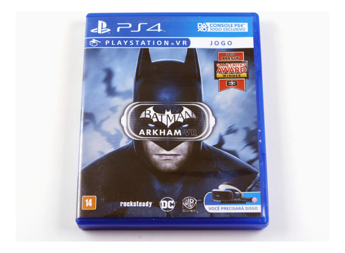 Batman Arkham Vr Original Playstation 4 Ps4 Mídia Física