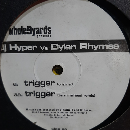 Vinilo Dj Hyper Vs Dylan Rhymes Trigger E2