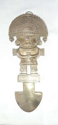 Antiguo Dios Peruano En Bronce Macizo.¡¡¡¡