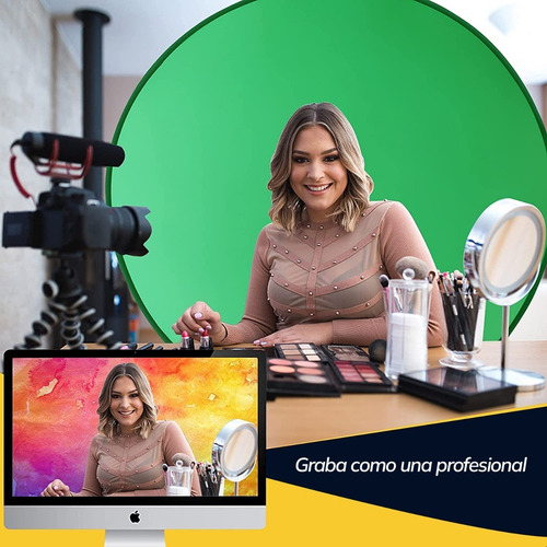 Imagen 7 de 9 de Chroma Key Fondo Verde Portatil - Facebook, Youtube, Twitch