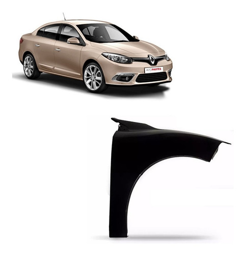 Guardabarro Fluence 2010 11 12 13 14 15 16 17 2018 Derecho