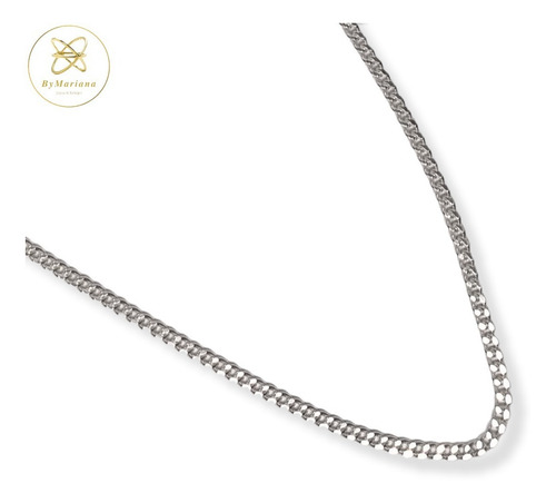Imagen 2 de 4 de Cadena Plata Grumet X 45 Cm 3,8 Grs